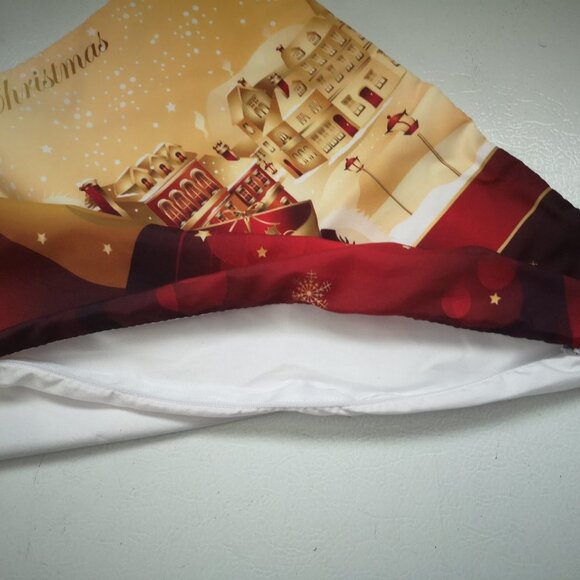 Set of 2 Merry Christmas Pillow Covers Only (no stuffing) Homemade - Picture 5 of 5